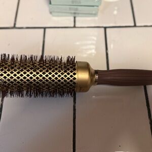 Gold and Brown Hair Brush